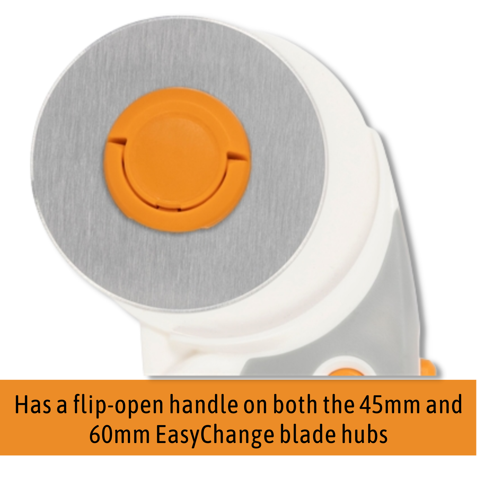 Fiskars 45 mm, 60 mm Rotary Cutter Blade, Easy Change DuoLoop - easily alternate between 45mm & 60mm blades