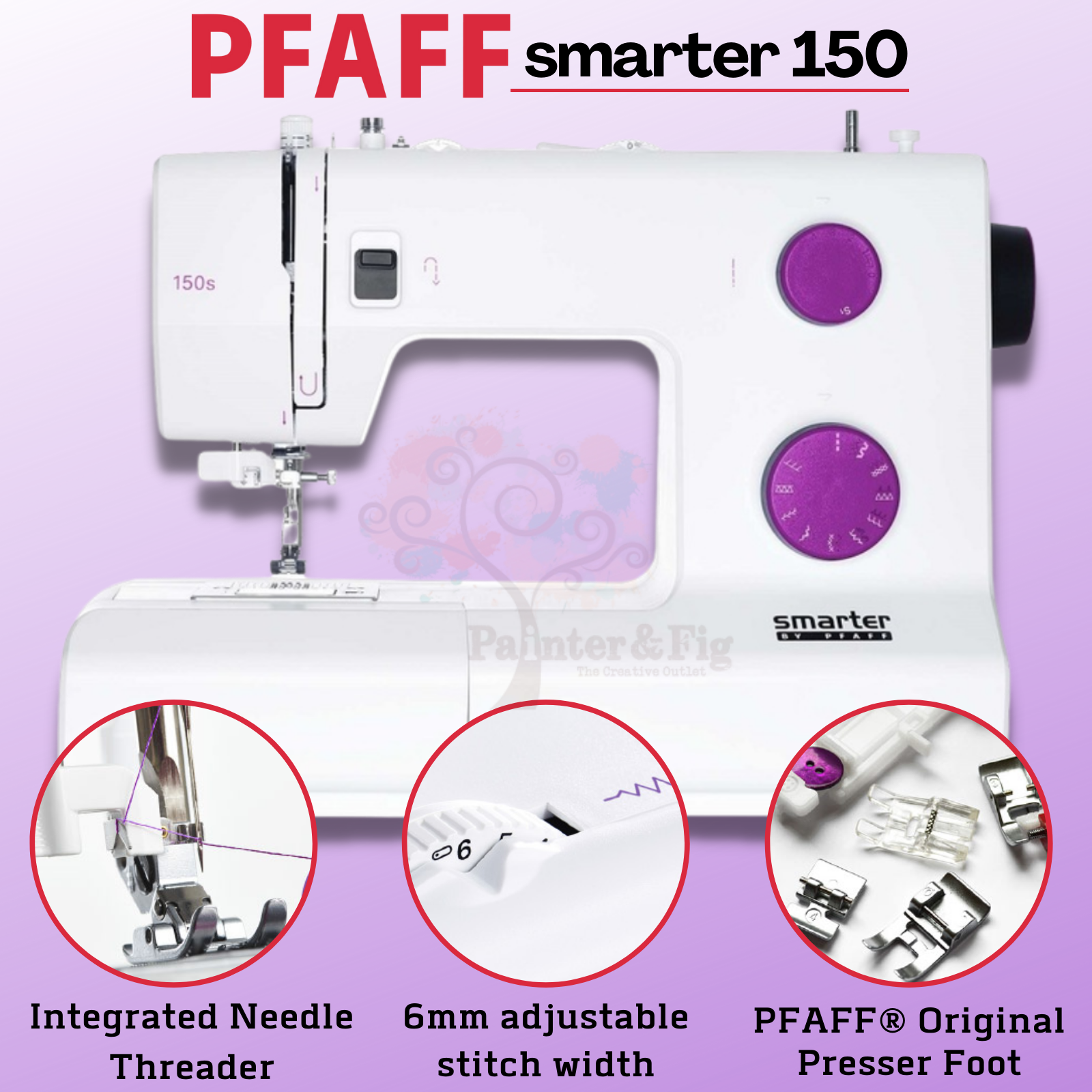Adjustable Zipper Foot for Pfaff Sewing Machine  Gone Sewing ~ Notions,  Machine Presser Feet, Bobbins, Needles