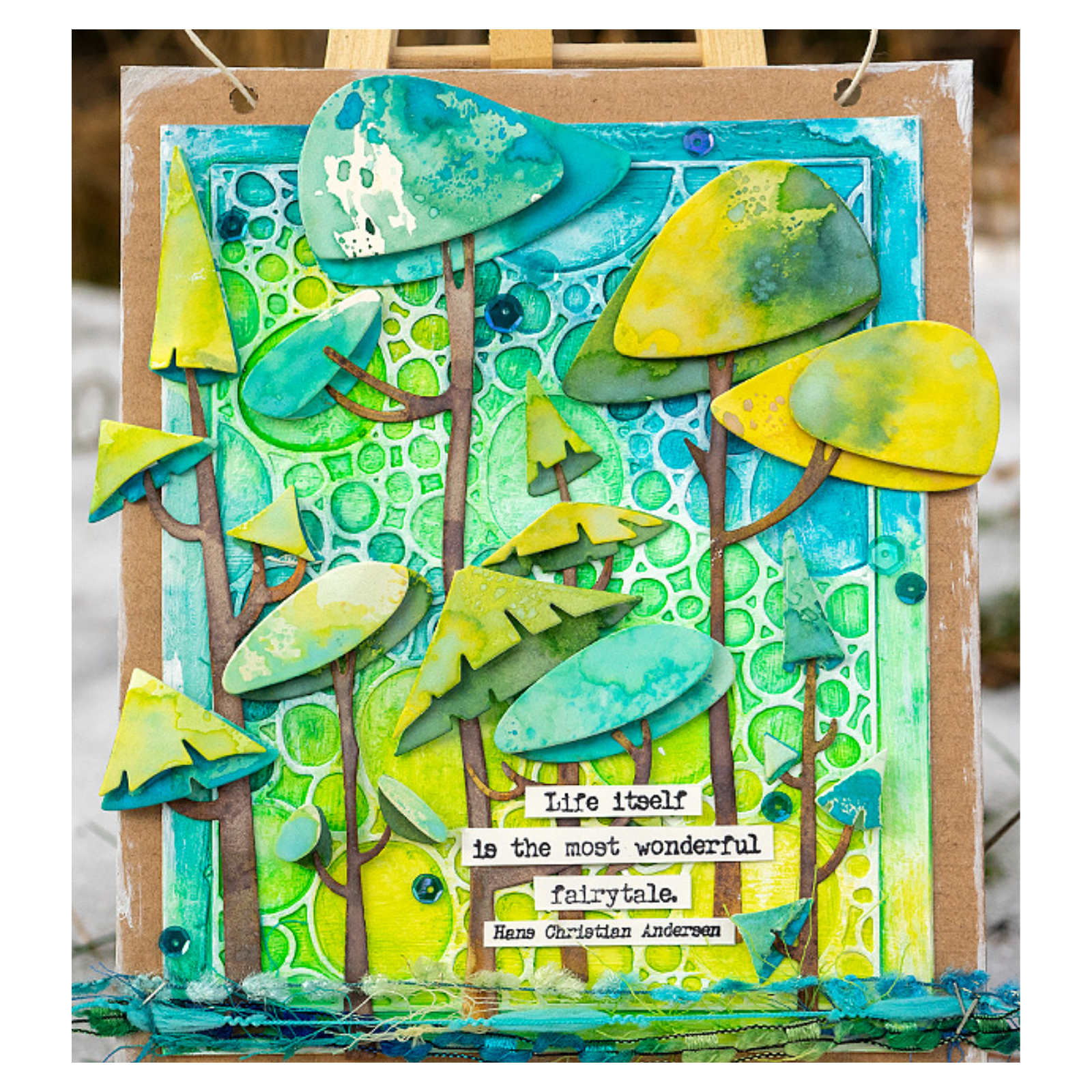 Tim Holtz Funky Trees Dies - Treetops, Trunks, Shrub, Stems - 665217 - mix & match to create your own style of tree & shrub