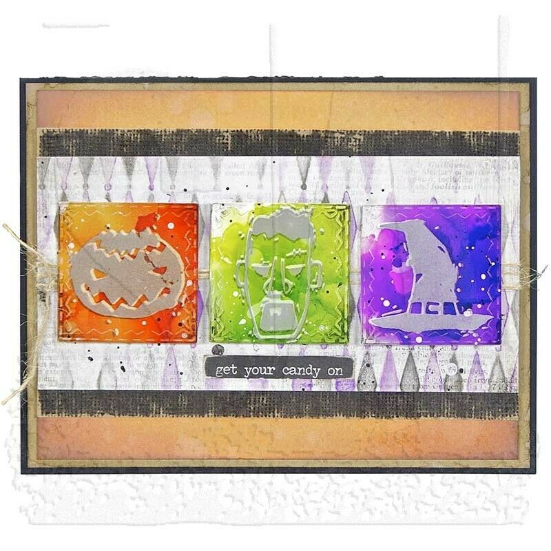 Tim Holtz Halloween Trick or Treat Stamps & Dies - the possibilities are endless with these stamps