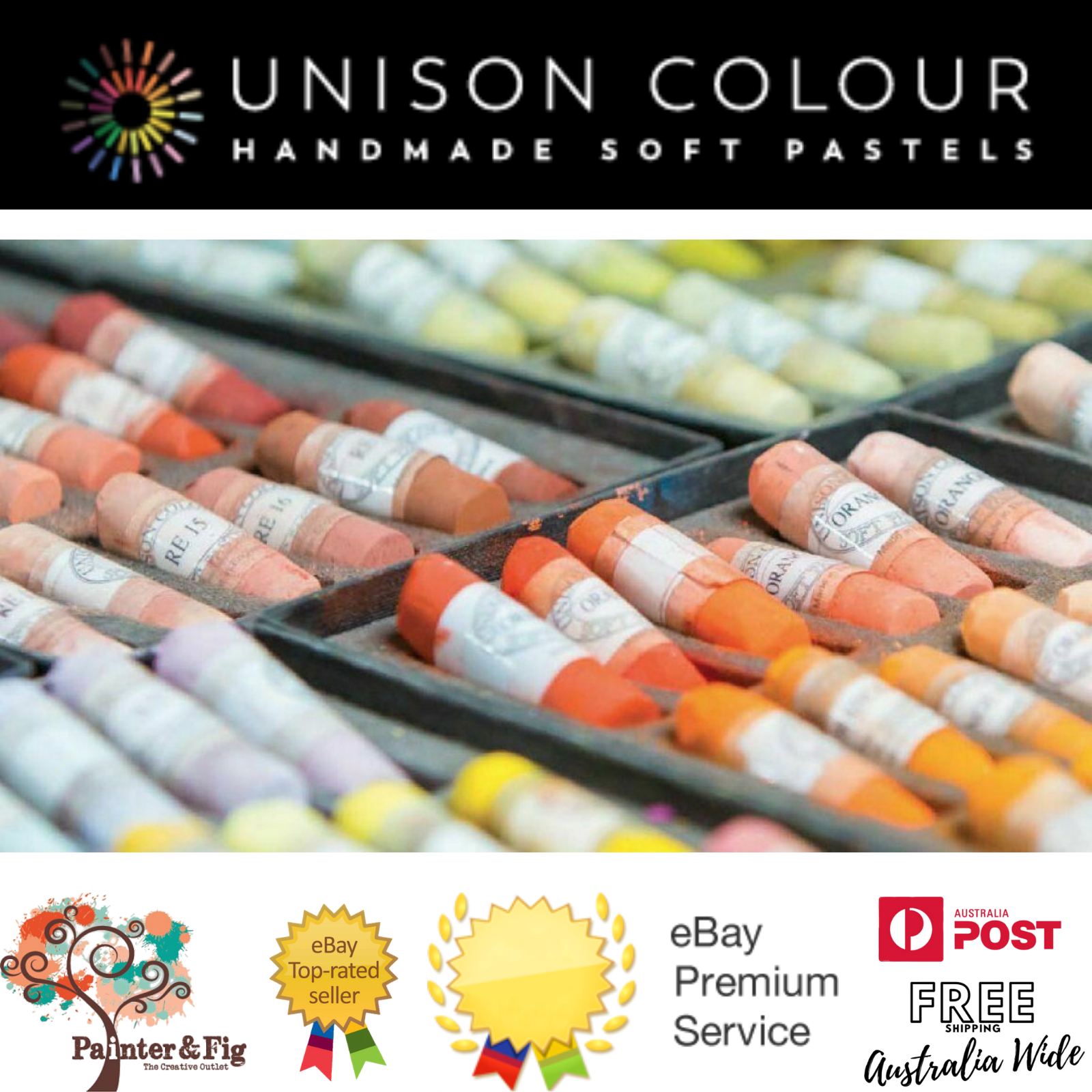 Unison Soft Pastels - Hand Rolled - Half/Full Stick Sets