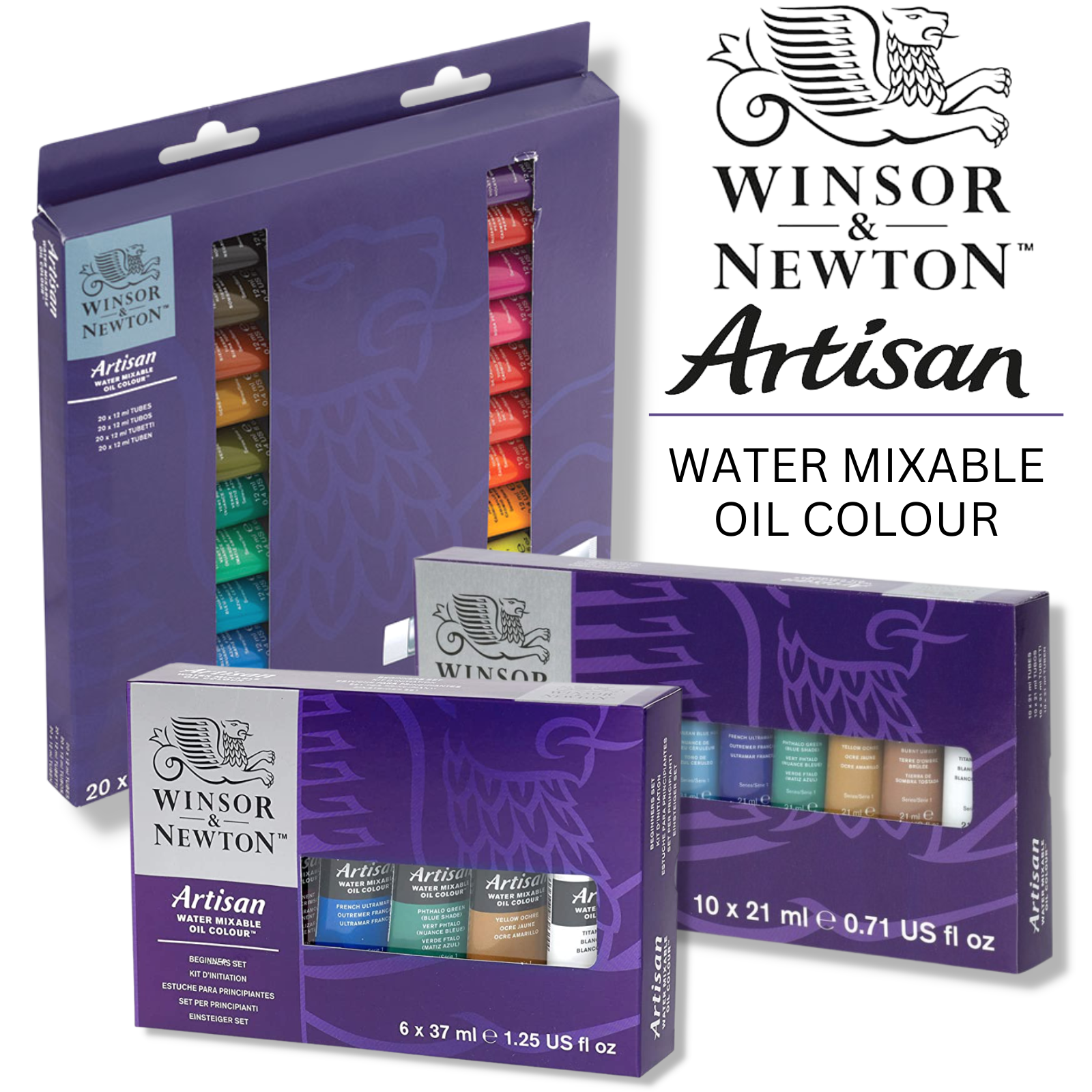 Winsor & Newton Artisan Water Mixable Oil Colour Set