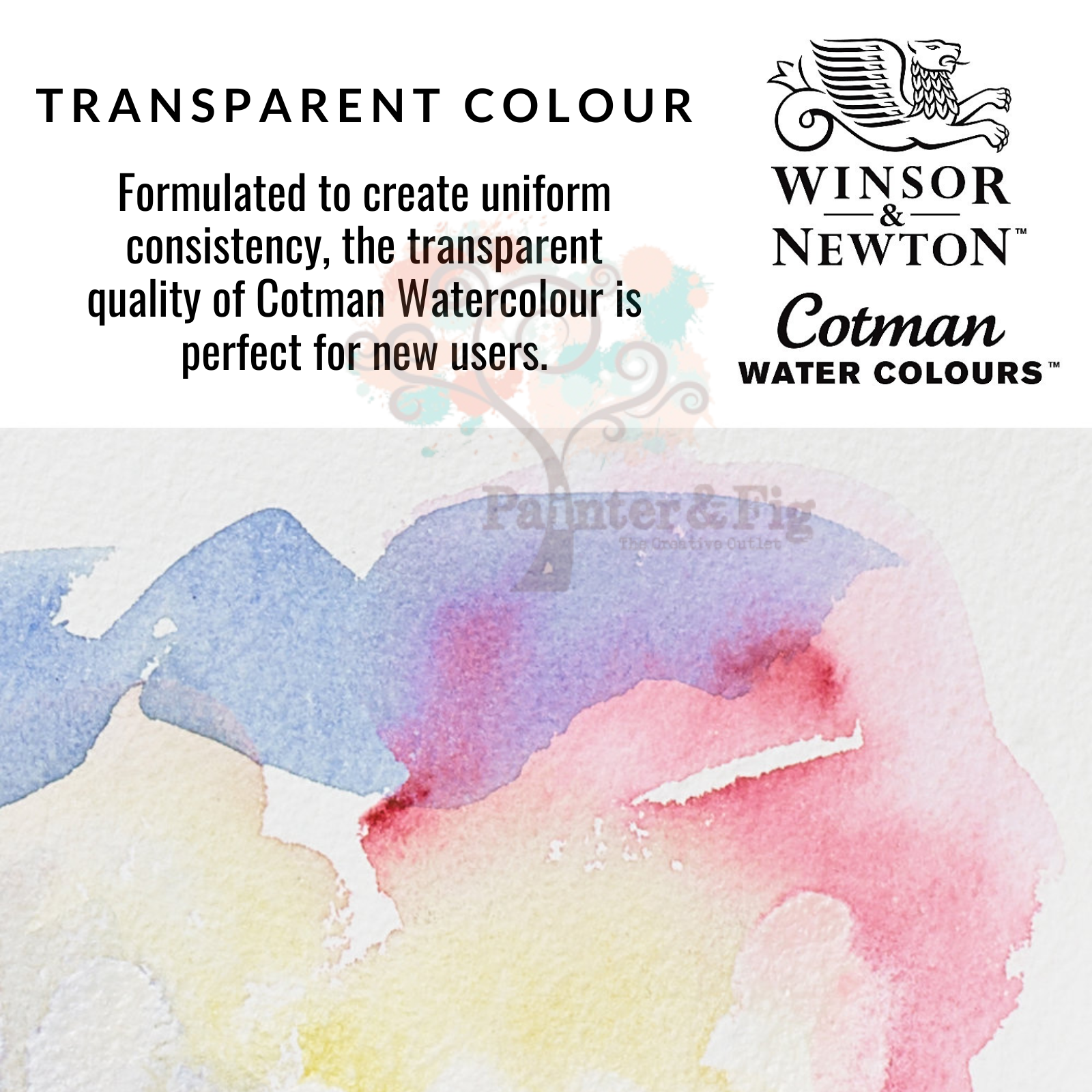 Winsor & Newton Cotman Watercolours Set Half Pans & Whole Pans - Formulated to create uniform consistency