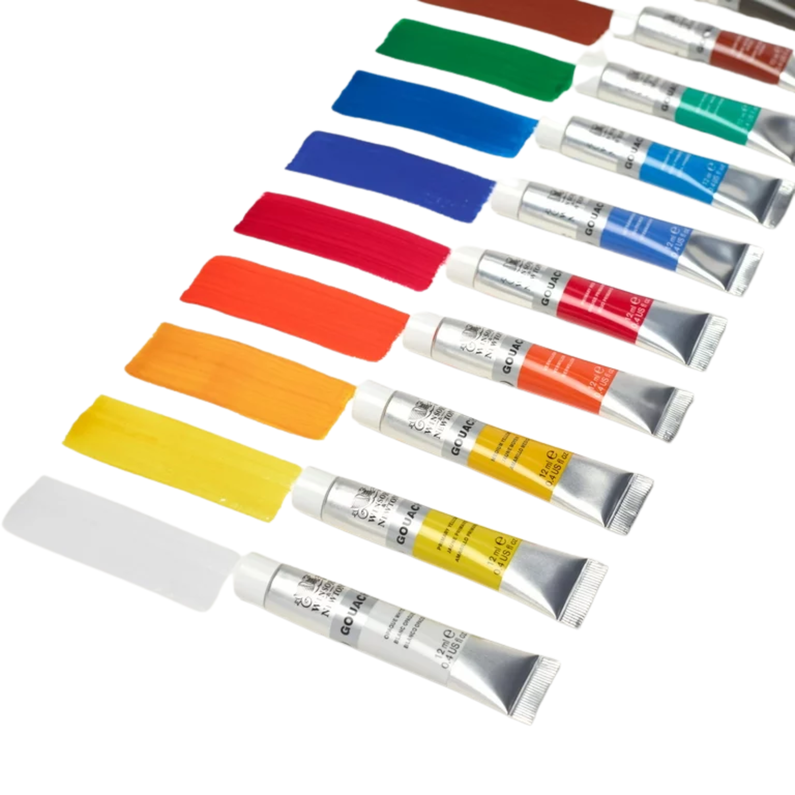 Winsor & Newton Gouache Primary Colour Set, 12ml, 10 Colours - Perfect for students and hobbyists